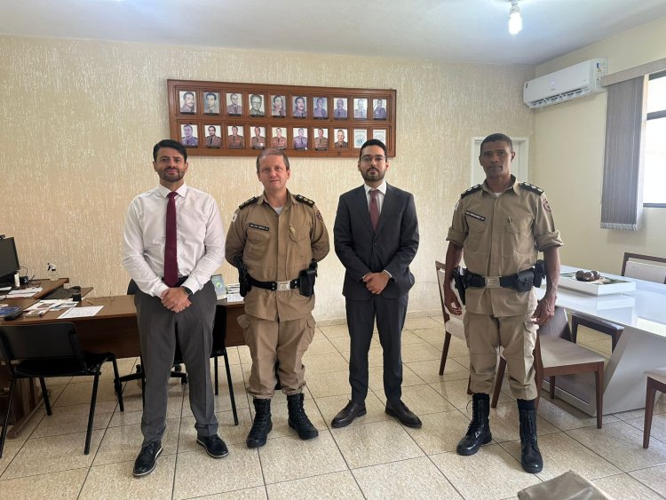 21º BPM recebe visita institucional dos novos promotores de justiça da comarca de Ub