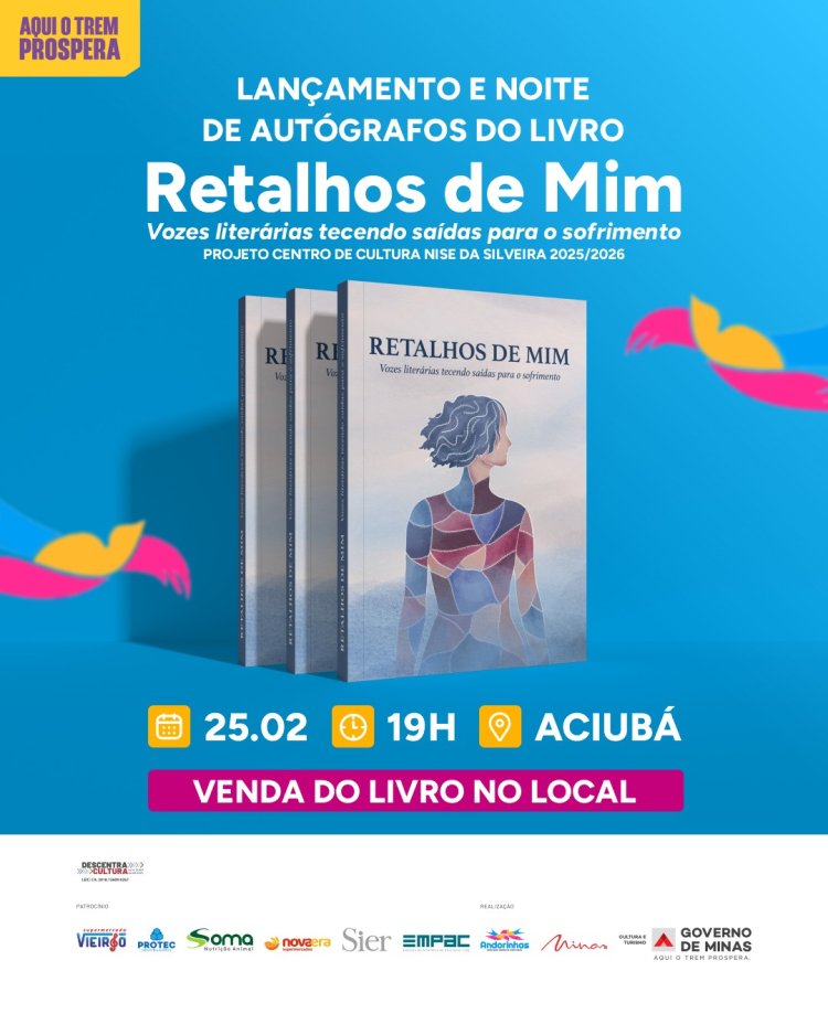 Associação Andorinhas lança livro de poesias que transforma sofrimento em arte e reinserção social