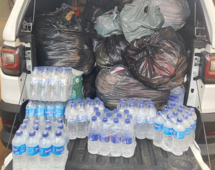 PCMG entrega donativos a vítimas das chuvas em cidades da Zona da Mata