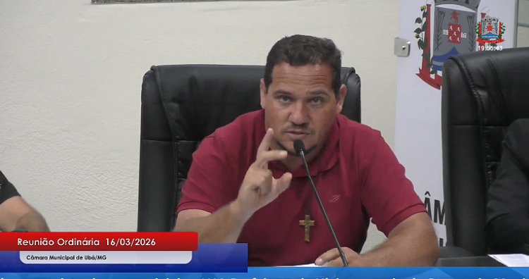 Cobranças por transparência, drenagem urbana e atenção aos bairros marcam fala do vereador André Alves na Câmara de Ubá