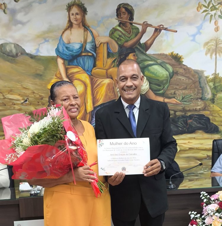 Ana das Graças de Carvalho Morais é homenageada com o Diploma Mulher 2026 em Ubá
